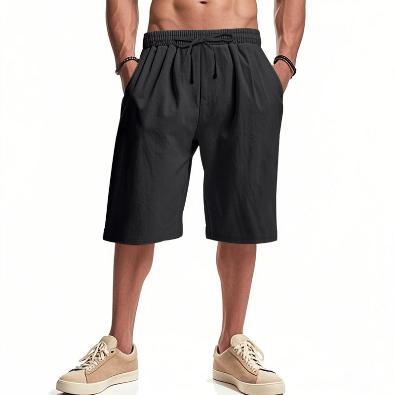 Herren Cargo Shorts Bequem Elastisch Große Taschen