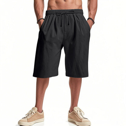 Herren Cargo Shorts Bequem Elastisch Große Taschen