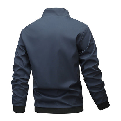 Herren Sportjacke Übergangsjacke Elastisch Reißverschluss