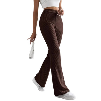 Damen Stretchhose Bequem Weit Geschnitten Hochwertig