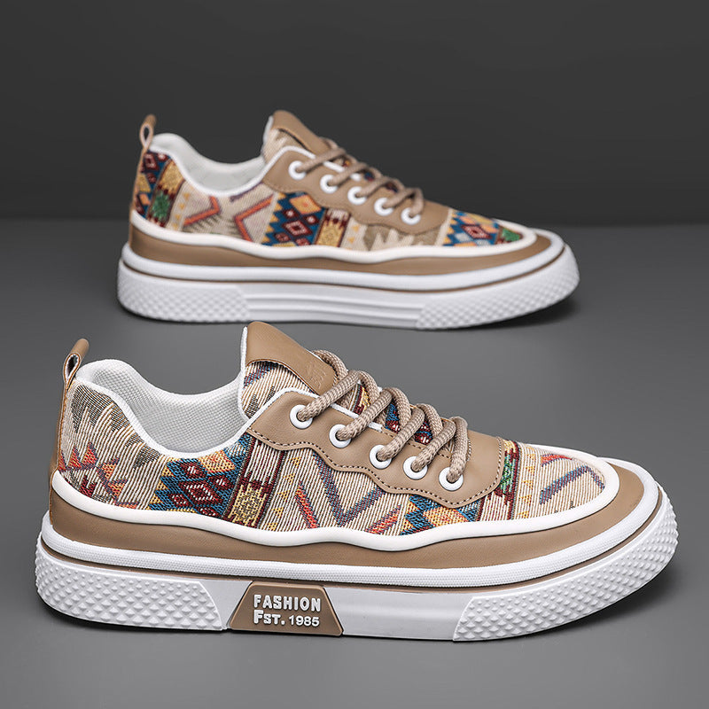 Damen Sneaker Trendy Freizeitschuhe Tribal Design