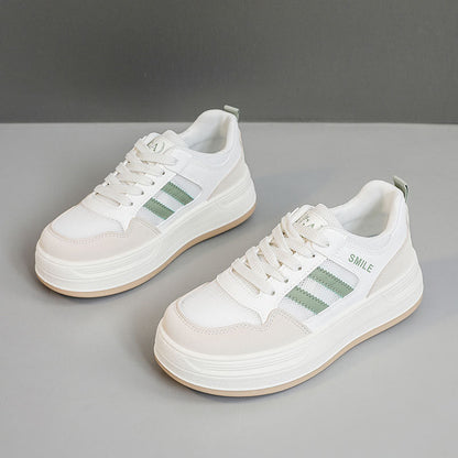 Damen Plateausneaker Atmungsaktiv Mesh Trendy