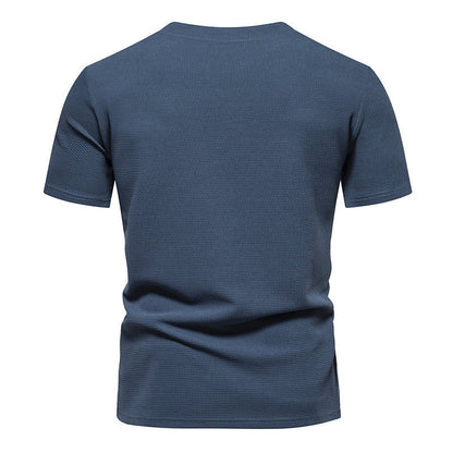 Herren T-Shirt Kurzarm Modern V-Ausschnitt Atmungsaktiv