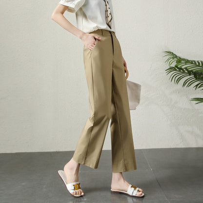 Damen Hose High Waist Elegant Schmal - BerlinGlamour