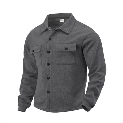 Herren Hemd Freizeit Verschließbare Brusttaschen Modern