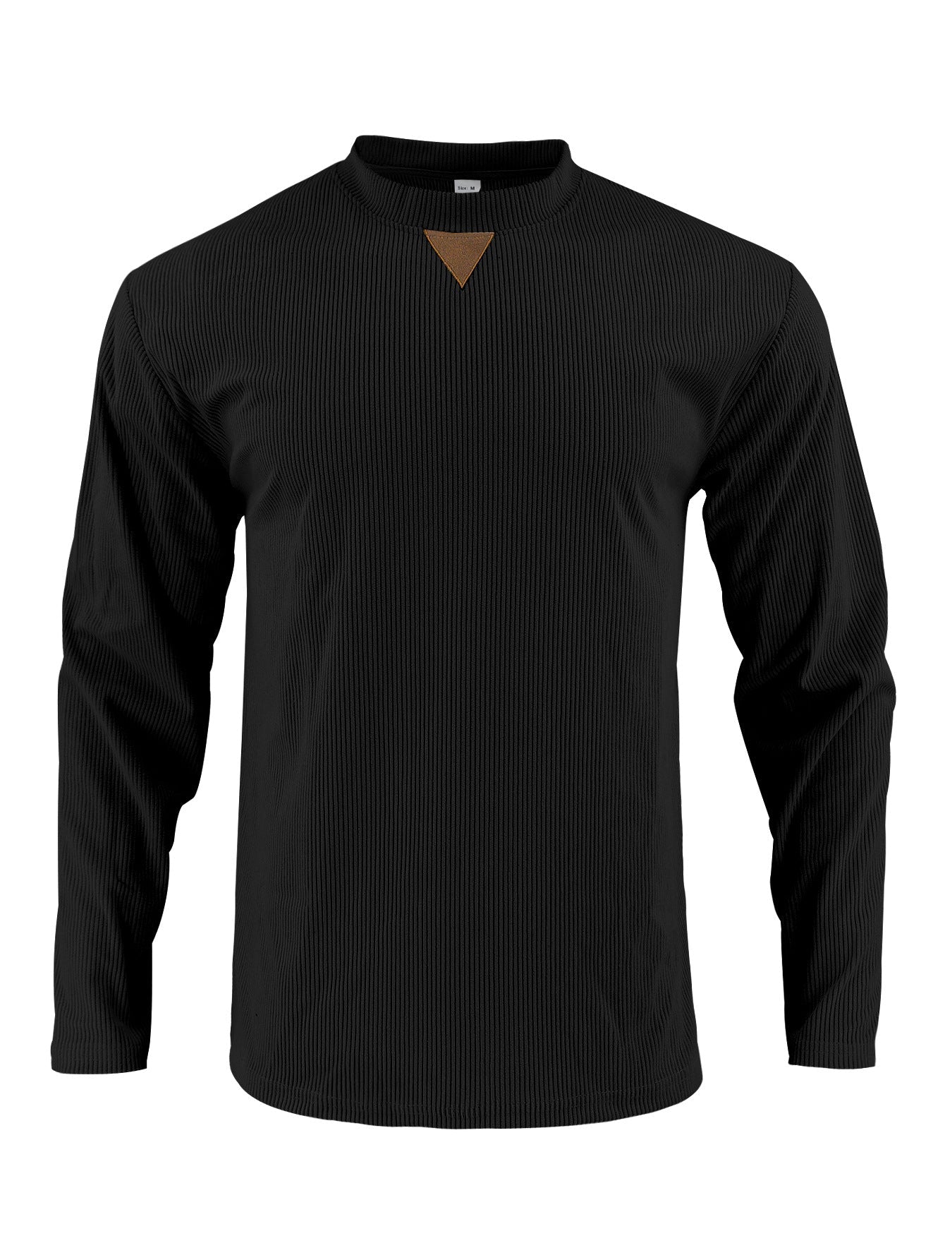 Herren Sportshirt Langarm mit Strukturdesign Modern