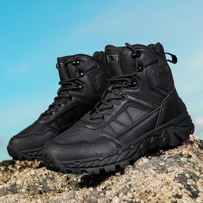Herren Outdoor-Stiefel Rutschfest Knöchelschutz Wanderschuhe