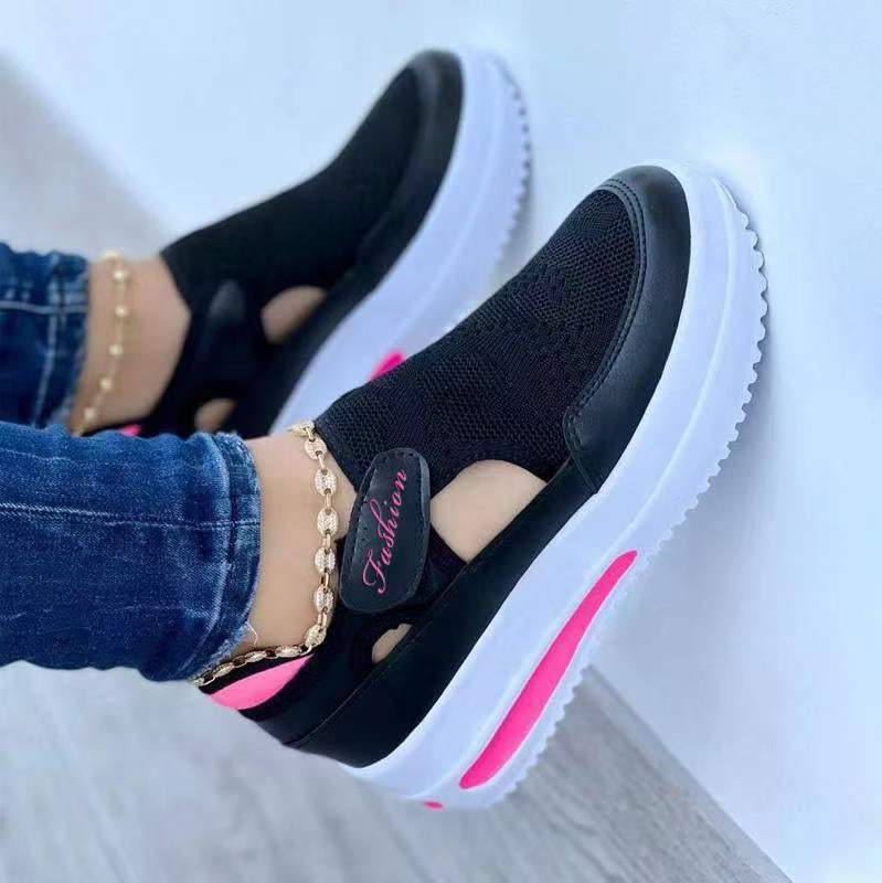 Damen Sneaker Slip-On atmungsaktiv Rutschfest