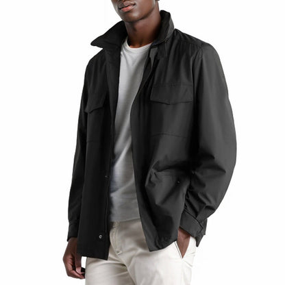 Herren Outdoor Jacke Praktisch Vielseitig Mit Taschen