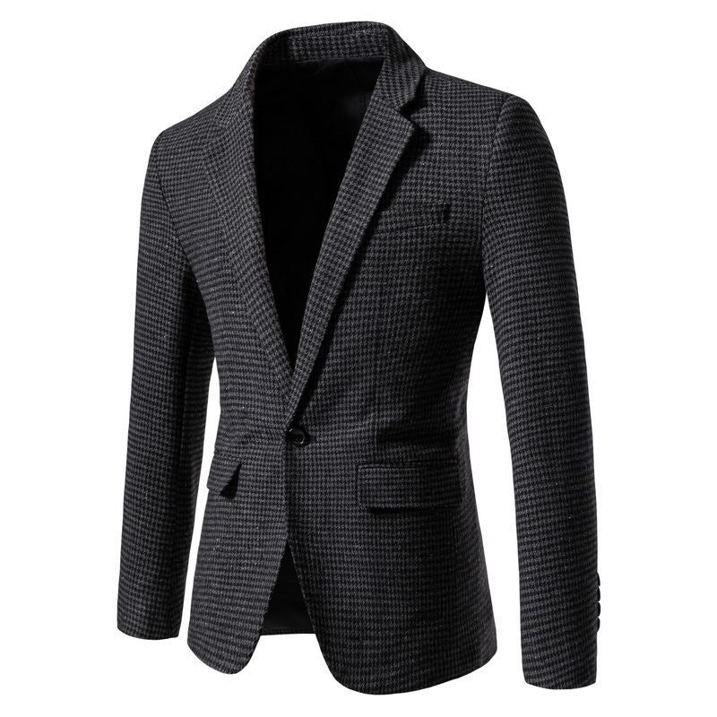 Herren Blazer Karomuster Elegant Modern