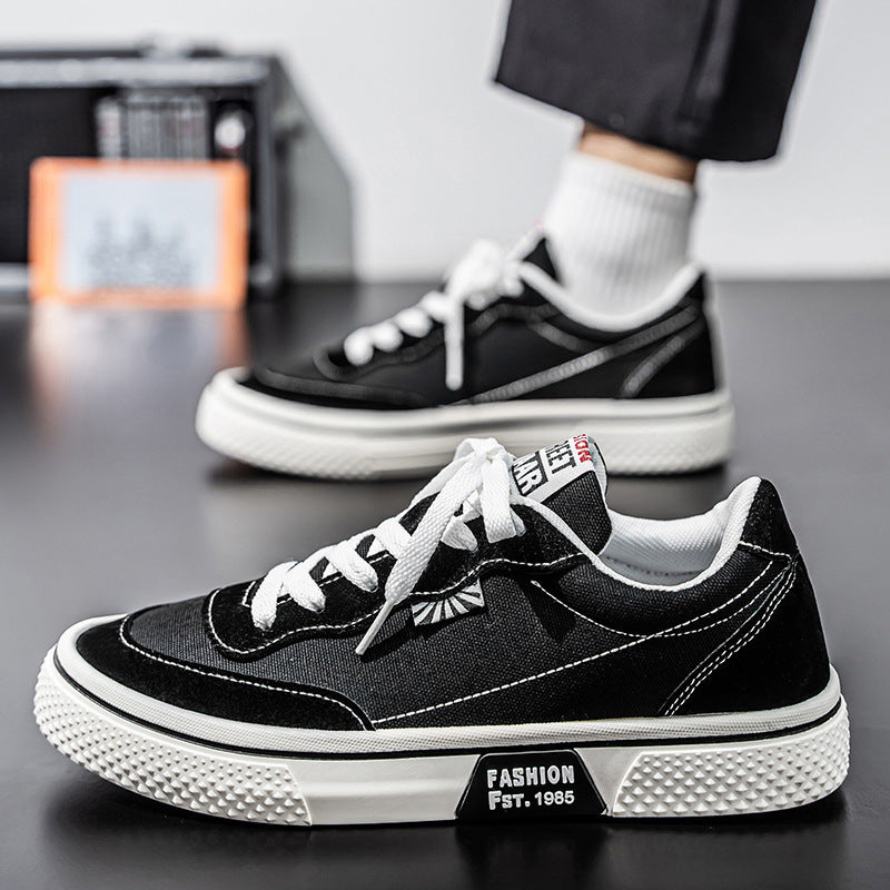 Damen Sneaker Bequem Canvas Weiße Schuhe Modisch