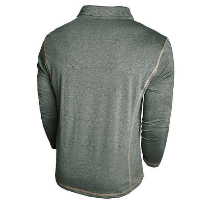 Herren Polohemd Langarm Modern Struktur