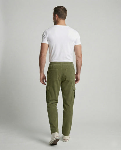 Herren Cargo-Hose Elastisch Bequem Stretch