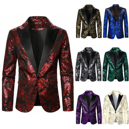 Herren Blazer Elegant Smoking Anzug Berlin Style