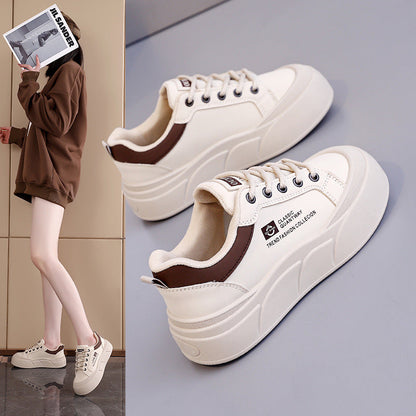 Damen Sneaker Plateau KomfortSchuhe Atmungsaktiv - BerlinGlamour