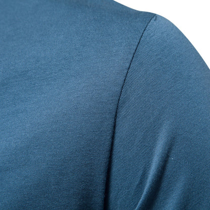 Herren Henley T-Shirt Kurzarm Modern Baumwolle