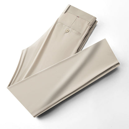 Herren Anzughose Slim Fit Komfort Bund Elegant