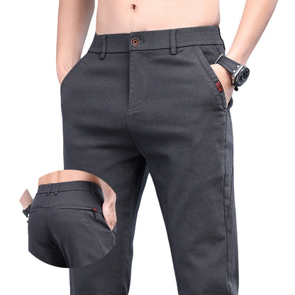 Herren Chino Hose Elastisch Stretch