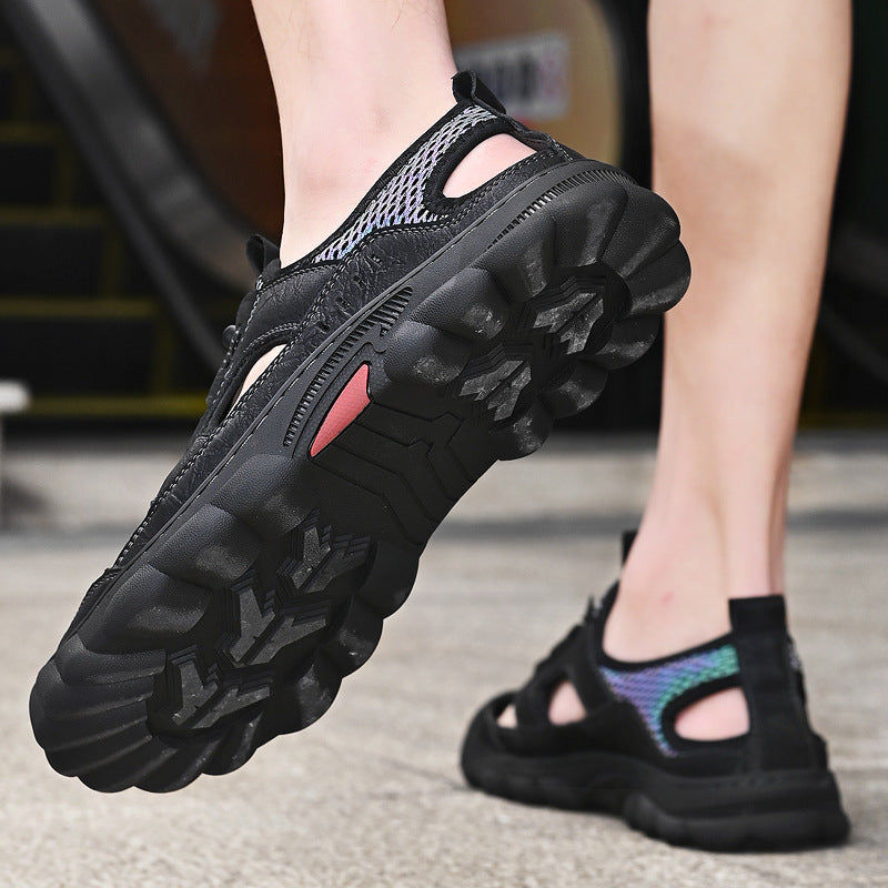 Damen Sandalen Bequem Atmungsaktiv Sommer