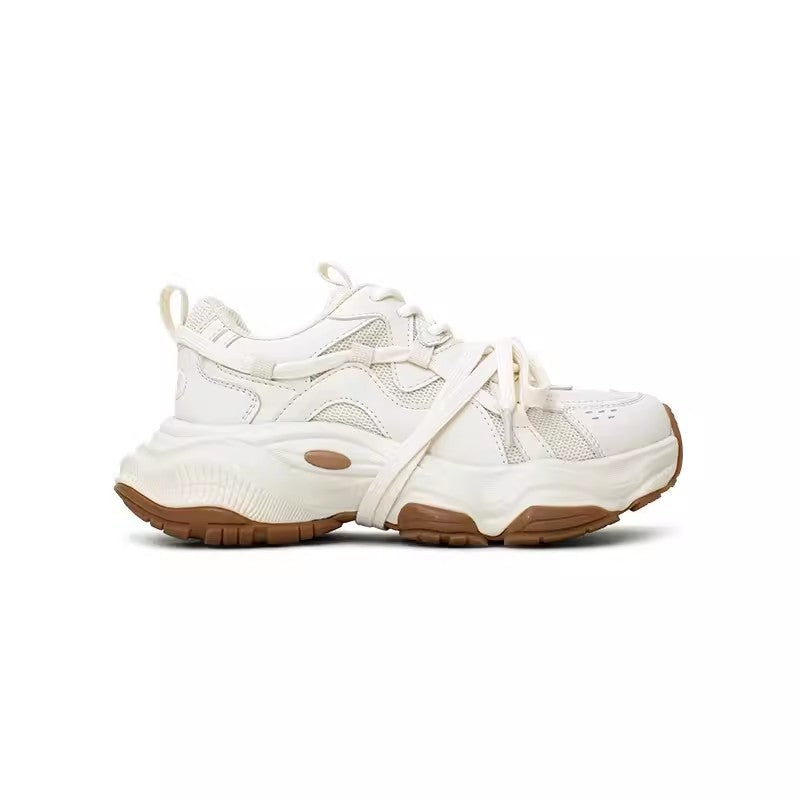 Damen Sneaker Sportlich Chunky Atmungsaktiv Flexibel