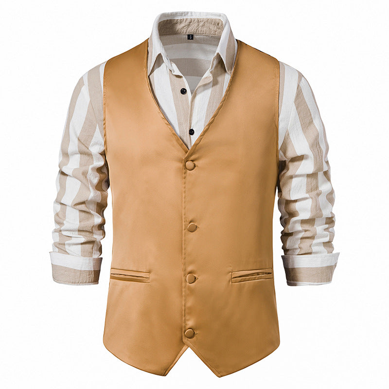 Herren Weste Modern Elegant Slim Fit