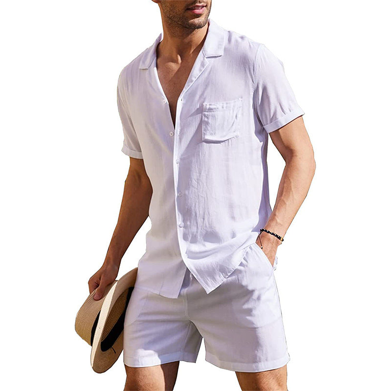 Herren Sport-Set Kurzarm atmungsaktiv mit Shorts Sportlich