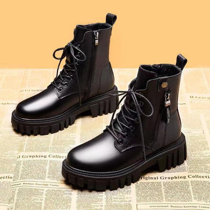 Damen Schnürstiefel Nachhaltig Robust Winterstiefel