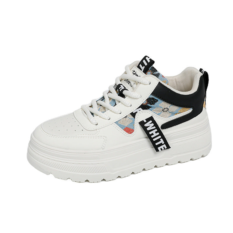 Damen Sneaker Sportlich Bequem Laufsohle Trendy