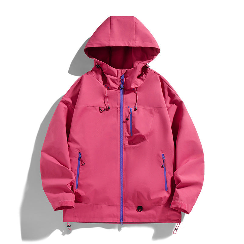 Herren Outdoorjacke Wasserabweisend Atmungsaktiv Funktionsjacke - BerlinGlamour