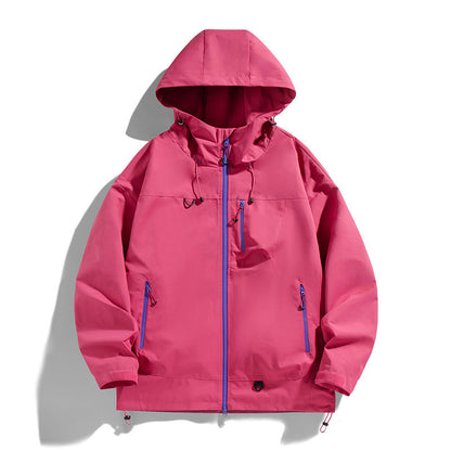 Herren Outdoorjacke Wasserabweisend Atmungsaktiv Funktionsjacke - BerlinGlamour