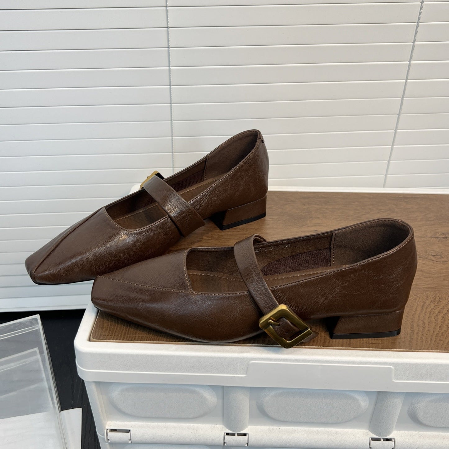 Damen Ballerinas Elegant Schnalle Riemen Schuhe - BerlinGlamour