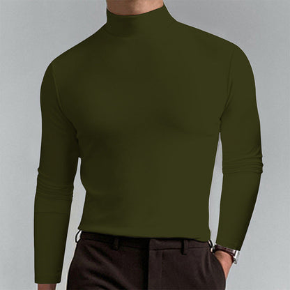 Herren Langarm T-Shirt Elegantes Casual Oberteil