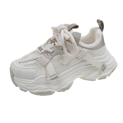 Damen Sneaker Chunky Atmungsaktiv Trendy Sport