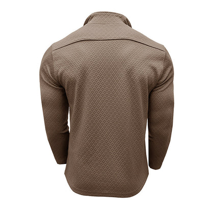 Herren Pullover Modern mit Halbzipper