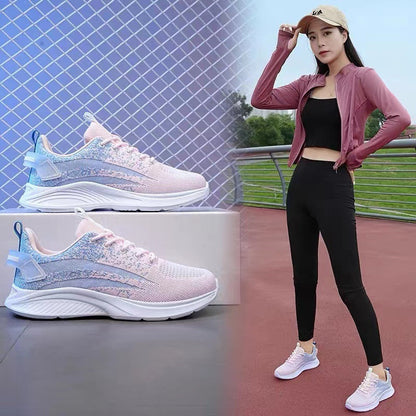Damen Laufschuhe atmungsaktiv Leichtlaufsohle Sport
