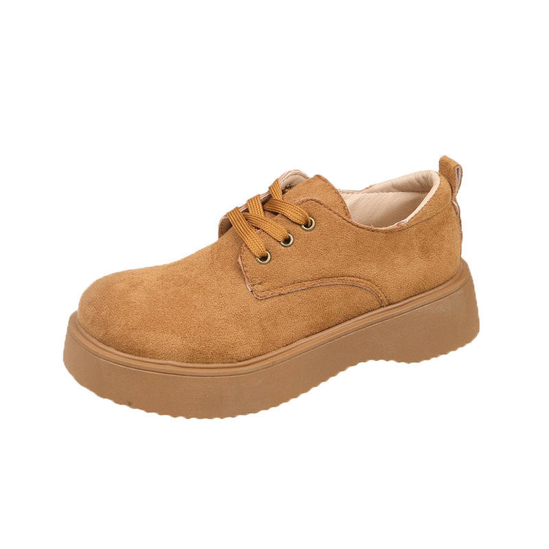 Damen Schnürschuhe Wildleder Komfort Schuhe Heidi Stil