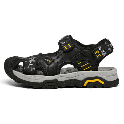 Damen Trekkingsandalen Sportlich Verstellbar Rutschfest