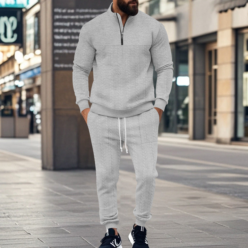 Herren Sportset Atmungsaktiv Strukturiert Modern