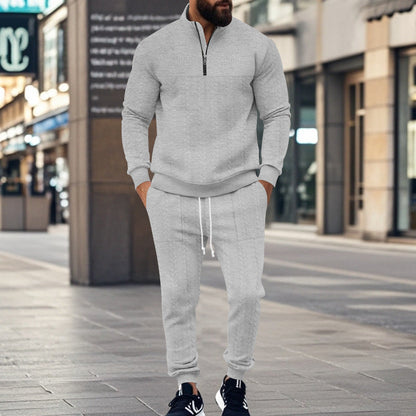 Herren Sportset Atmungsaktiv Strukturiert Modern