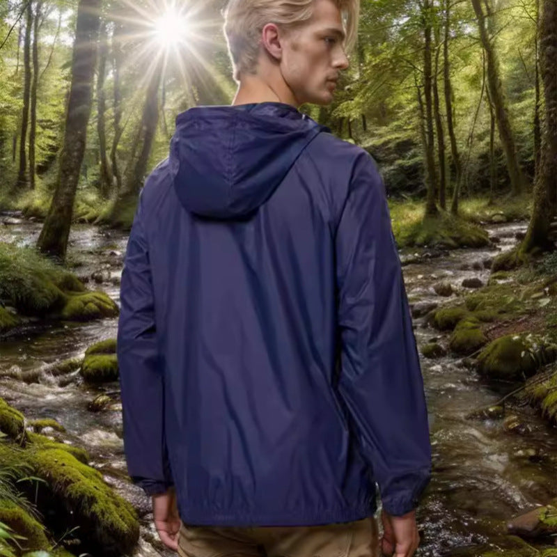 Herren Outdoor-Jacke Winddicht Wasserdicht Funktionell