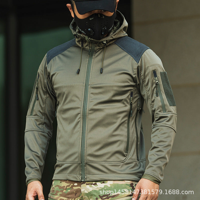 Herren Outdoor-Jacke Isoliert Wasserfest Funktionale Steppjacke