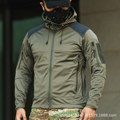 Herren Outdoor-Jacke Isoliert Wasserfest Funktionale Steppjacke