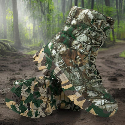 Herren Stiefel Camo Schnelltrocknend Outdoor Einsatzstiefel