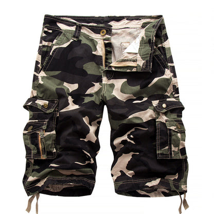 Herren Cargoshorts Camouflage Multifunktional