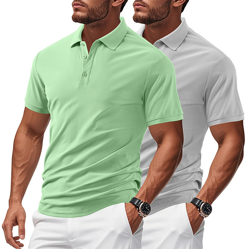 Herren Polohemd Modern Atmungsaktiv Sportlich - BerlinGlamour