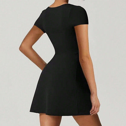 Kleid Damen Minikleid Elegant Figurbetont