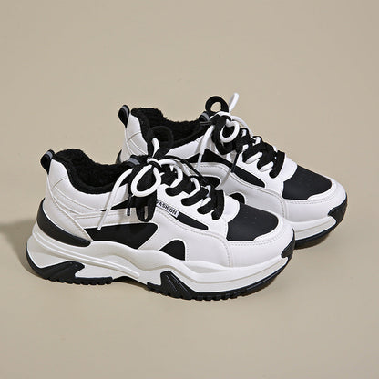 Damen Sneaker Chunky Warm Innenfutter Winter Mode