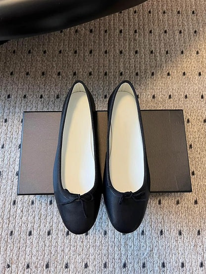 Ballerinas Damen Schleifen Detail Komfortabel