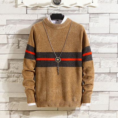 Modischer Herren Pullover Streifen Design Hochwertig