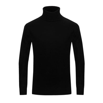 Herren Rollkragenpullover Feine Wolle Eleganter Style